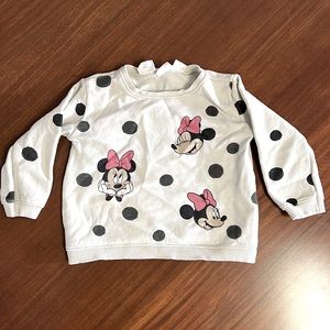 Zara Disney crew neck sweater